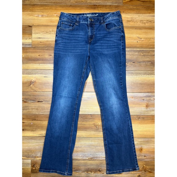 Maurices Denim - Maurices M Jeans Women 14 Long Mid Rise Bootcut Medium Wash Denim Blue Jeans